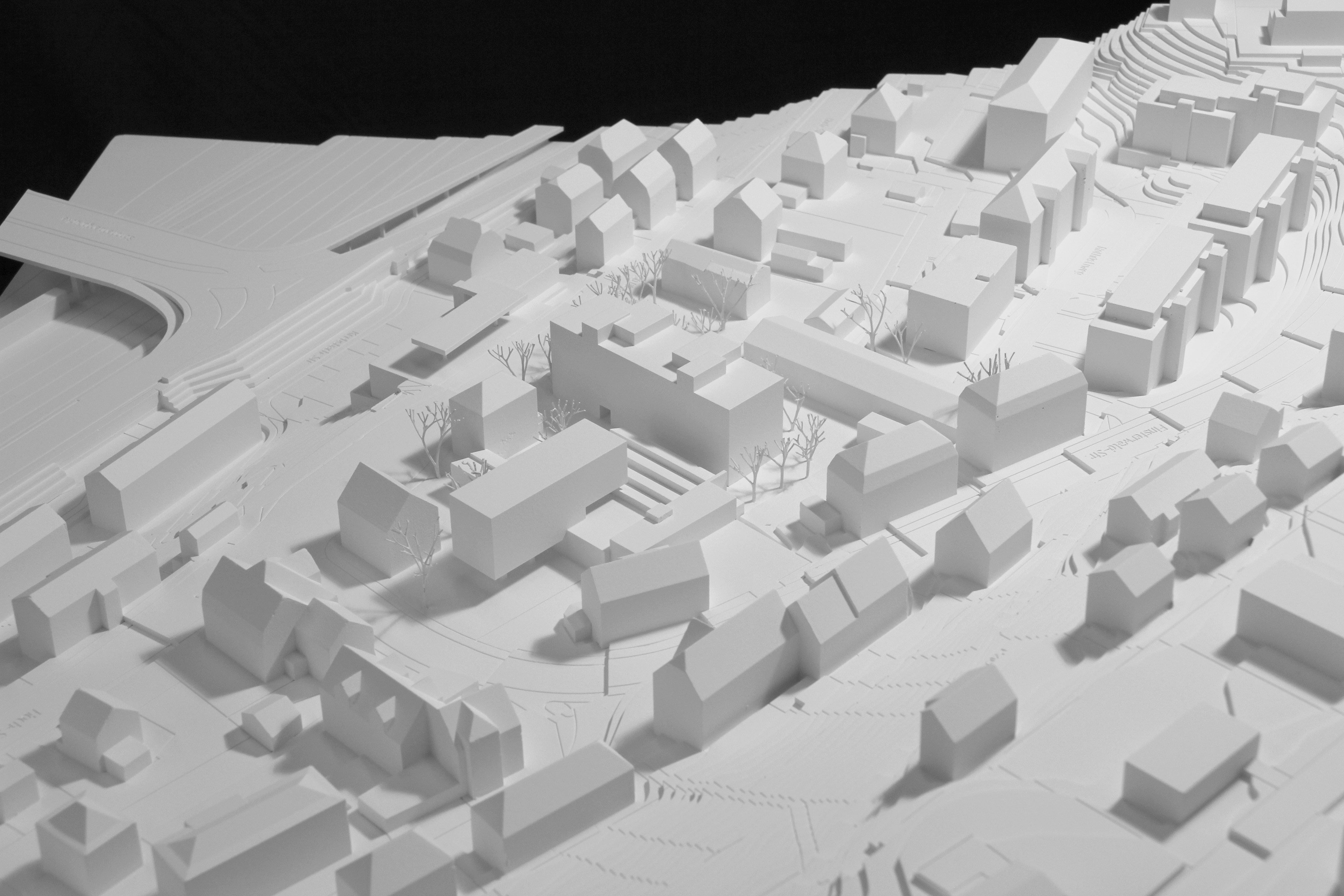 Hochstrasse SH Gipsmodell 00