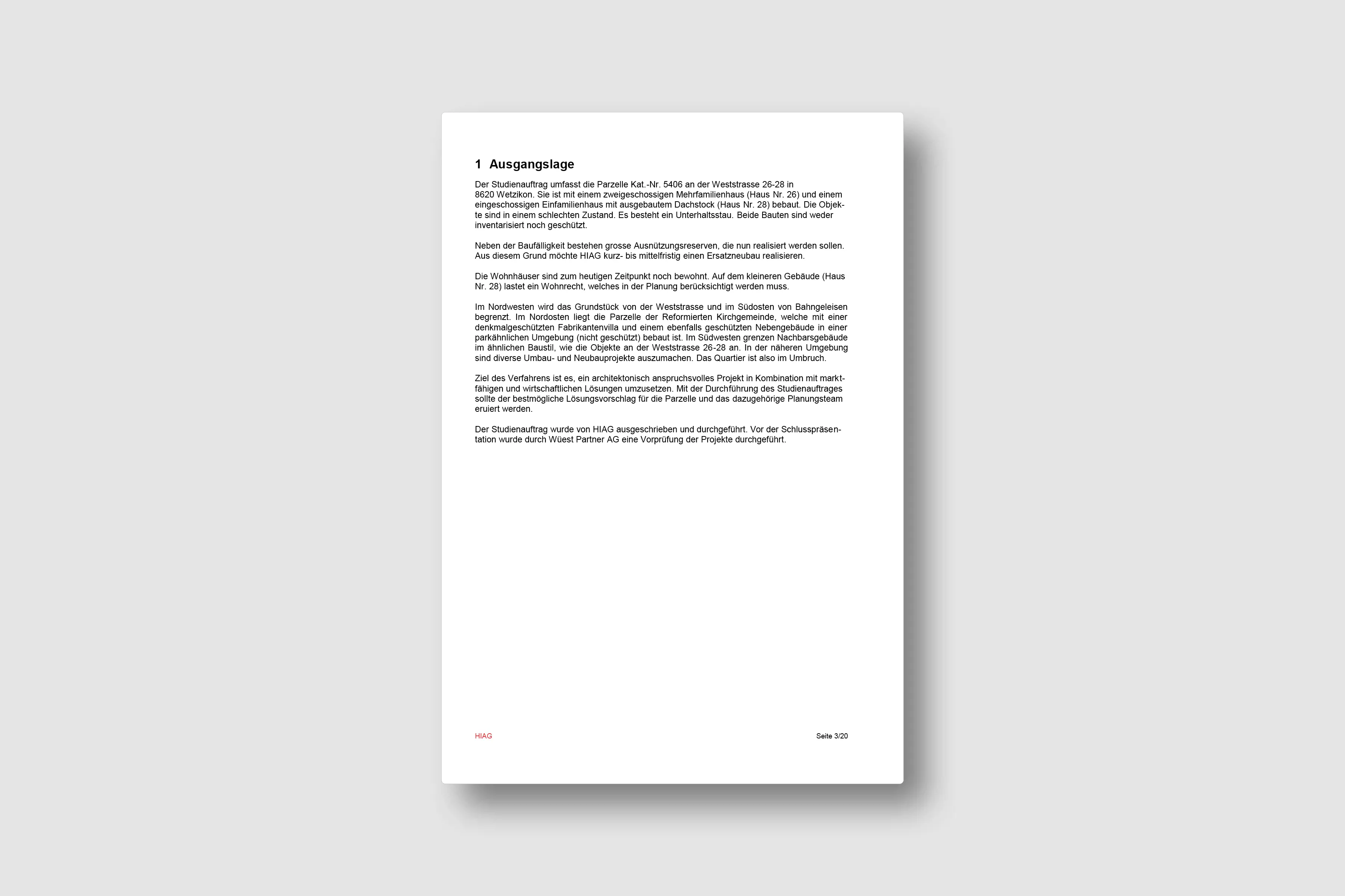 Weststrasse Wetzikon 2