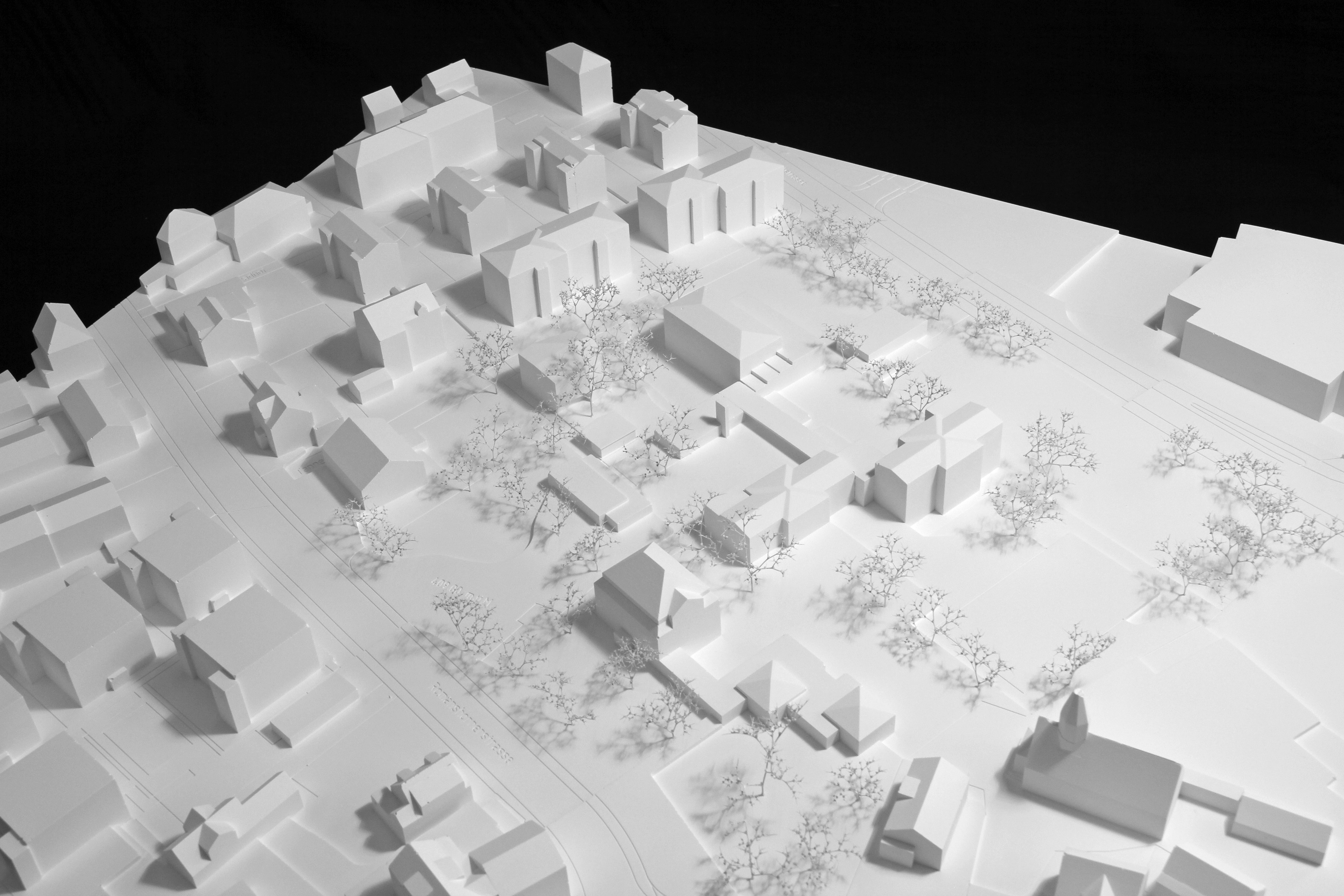 Gipsmodell Hortneubau Kreuzlingen