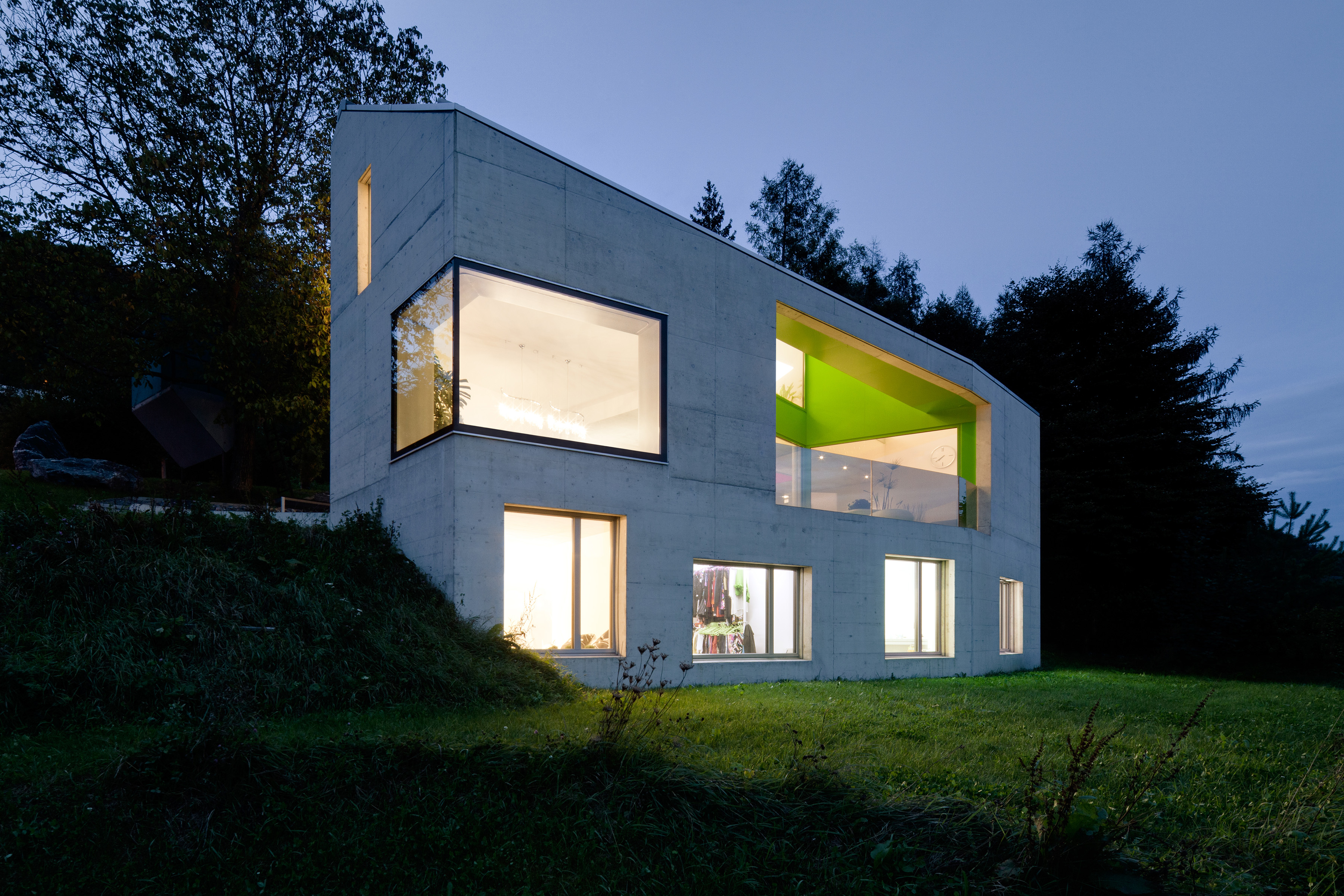 Südfassade EFH Daetlikon 3600X2400