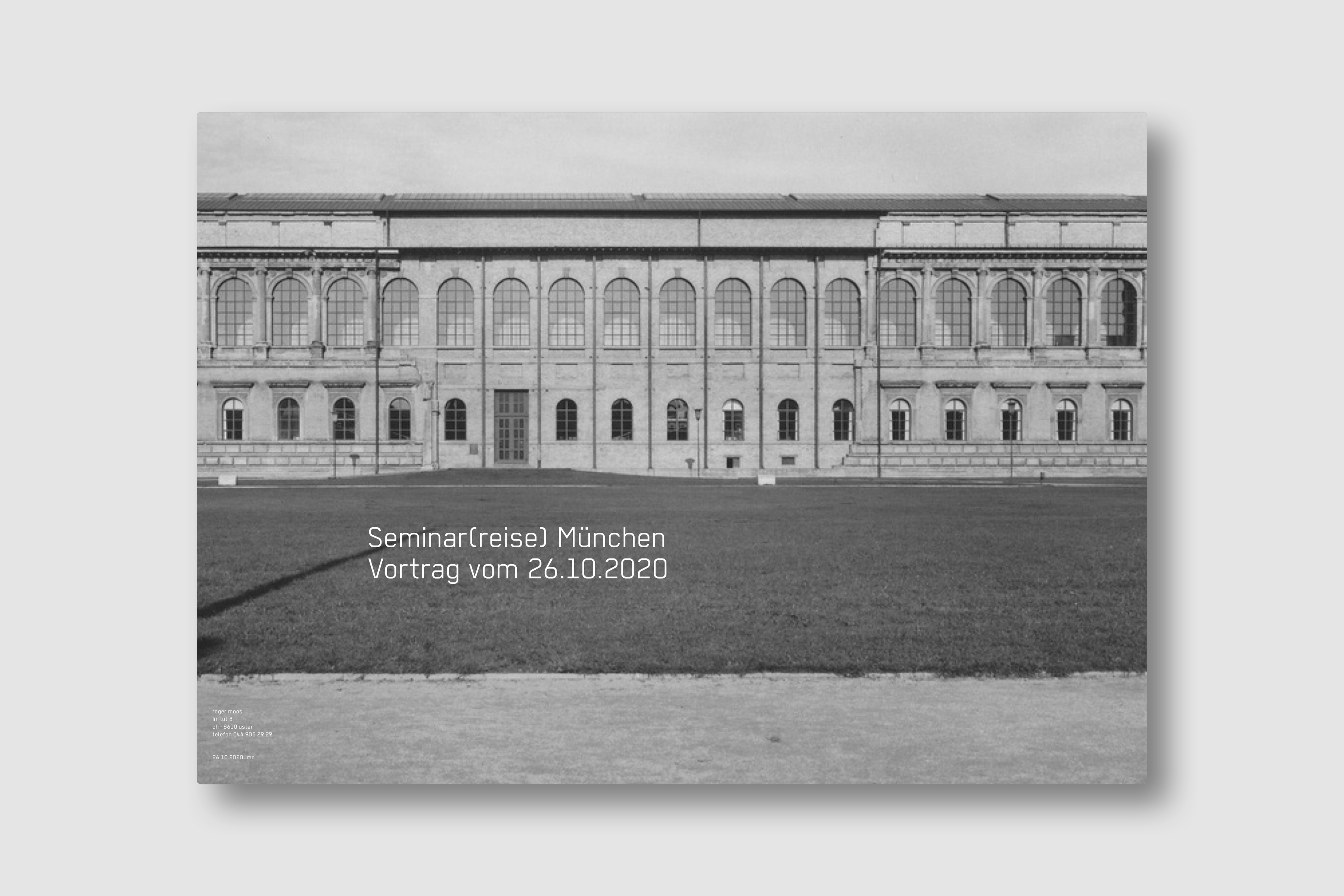 2020 Seminarwoche München Titelseite