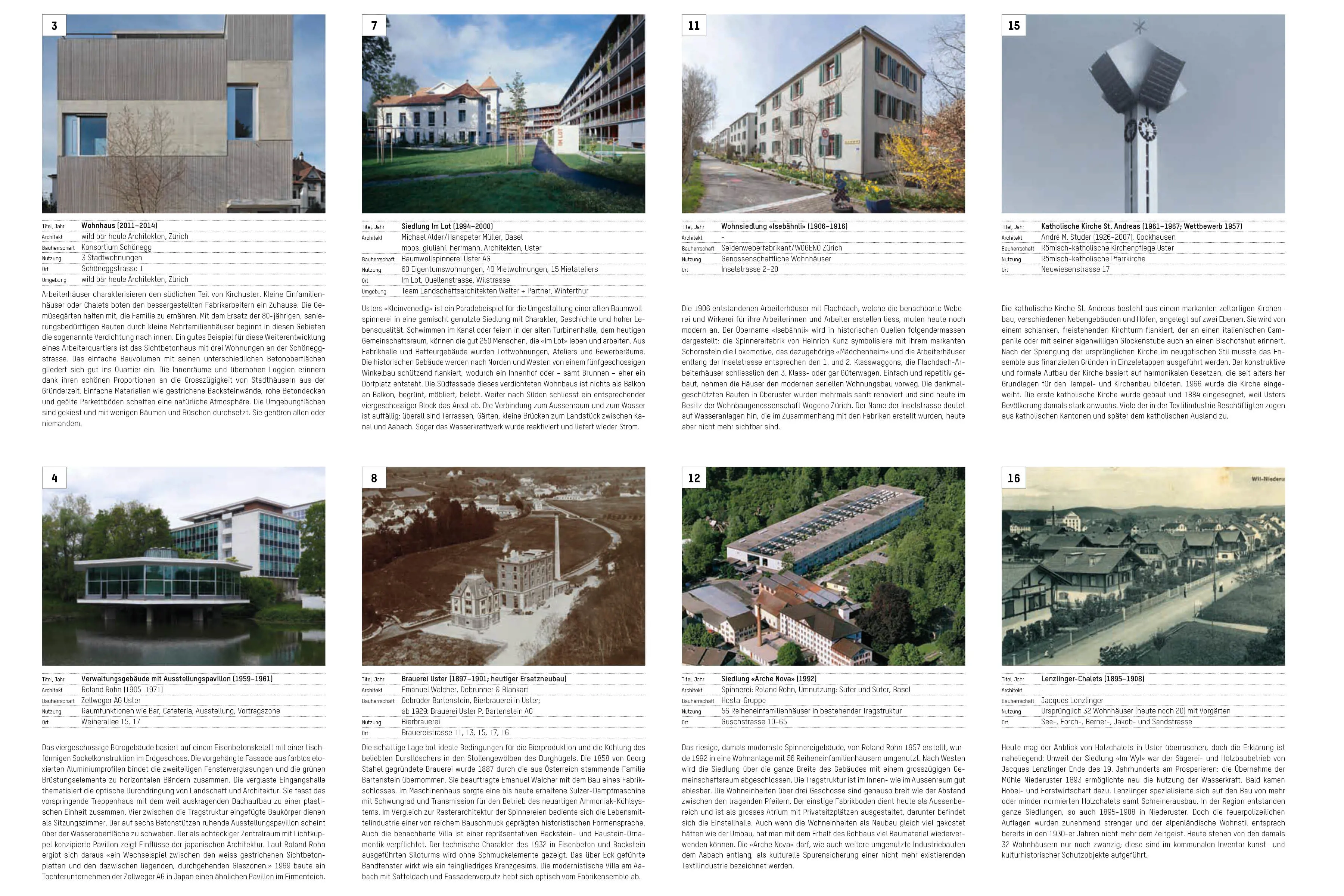 Ustermer Kulturpfade  industriegeprägte Bauten 1