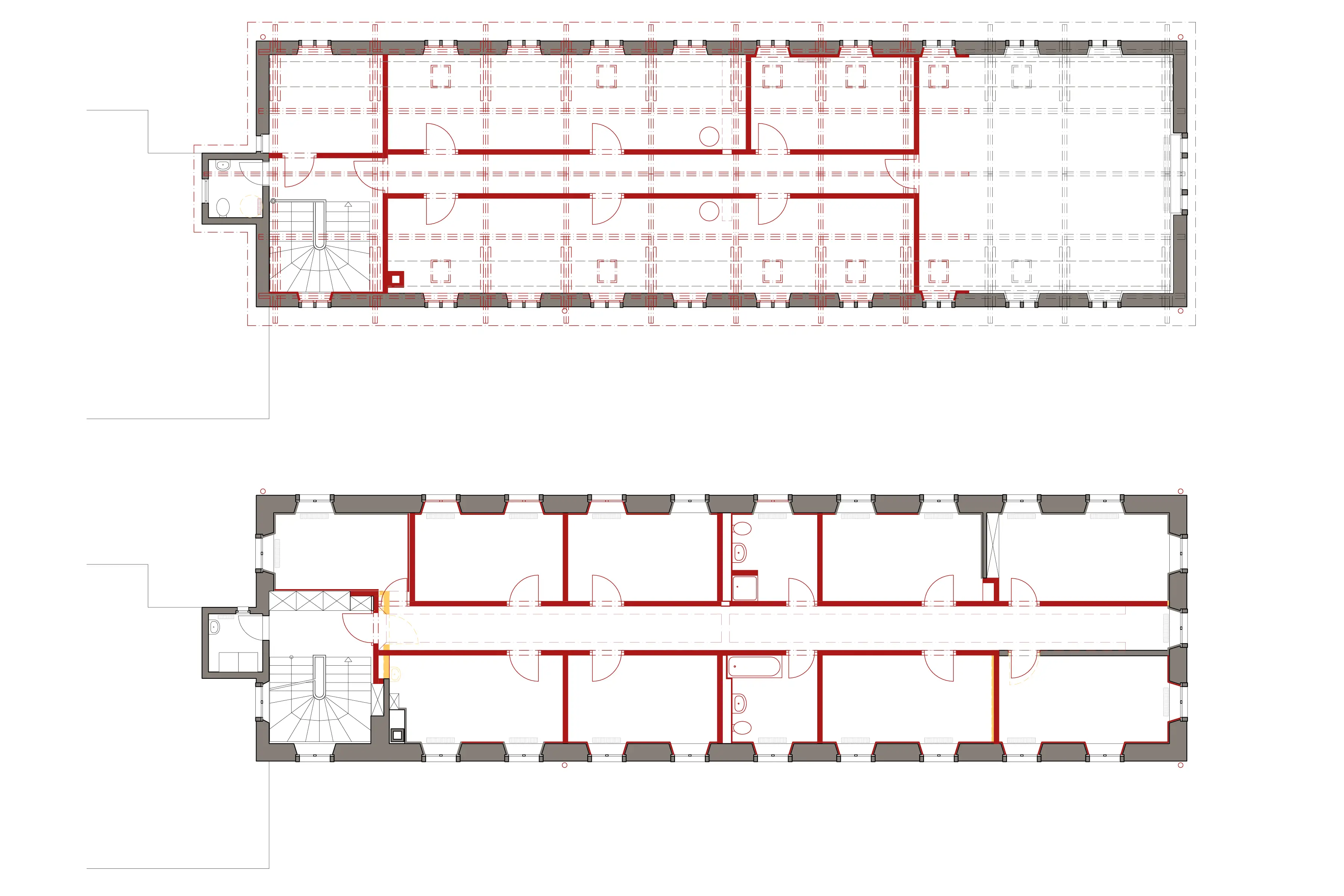 2. Obergeschoss und Dachgeschoss