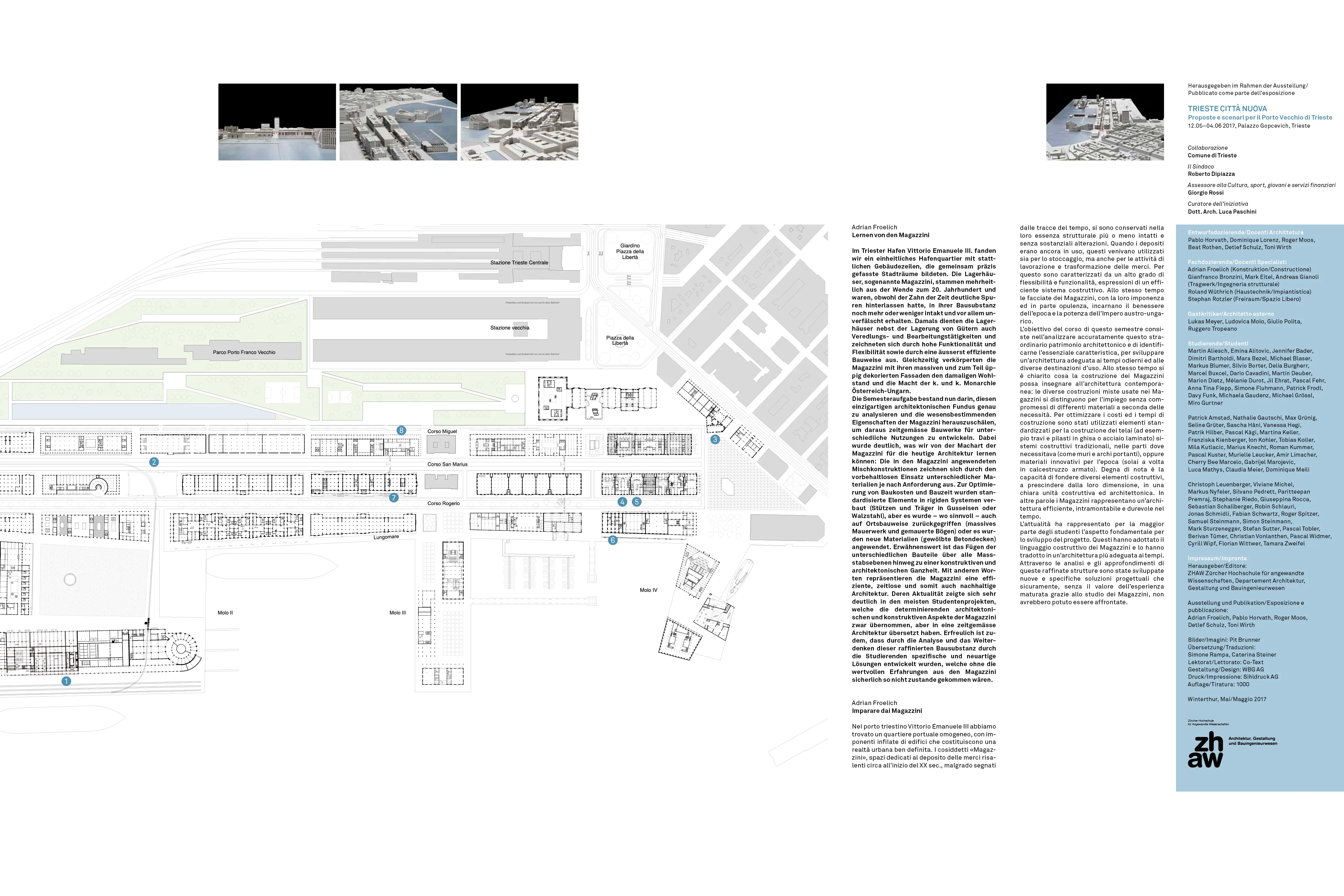 Porto Città Trieste, Leporello Rückseite