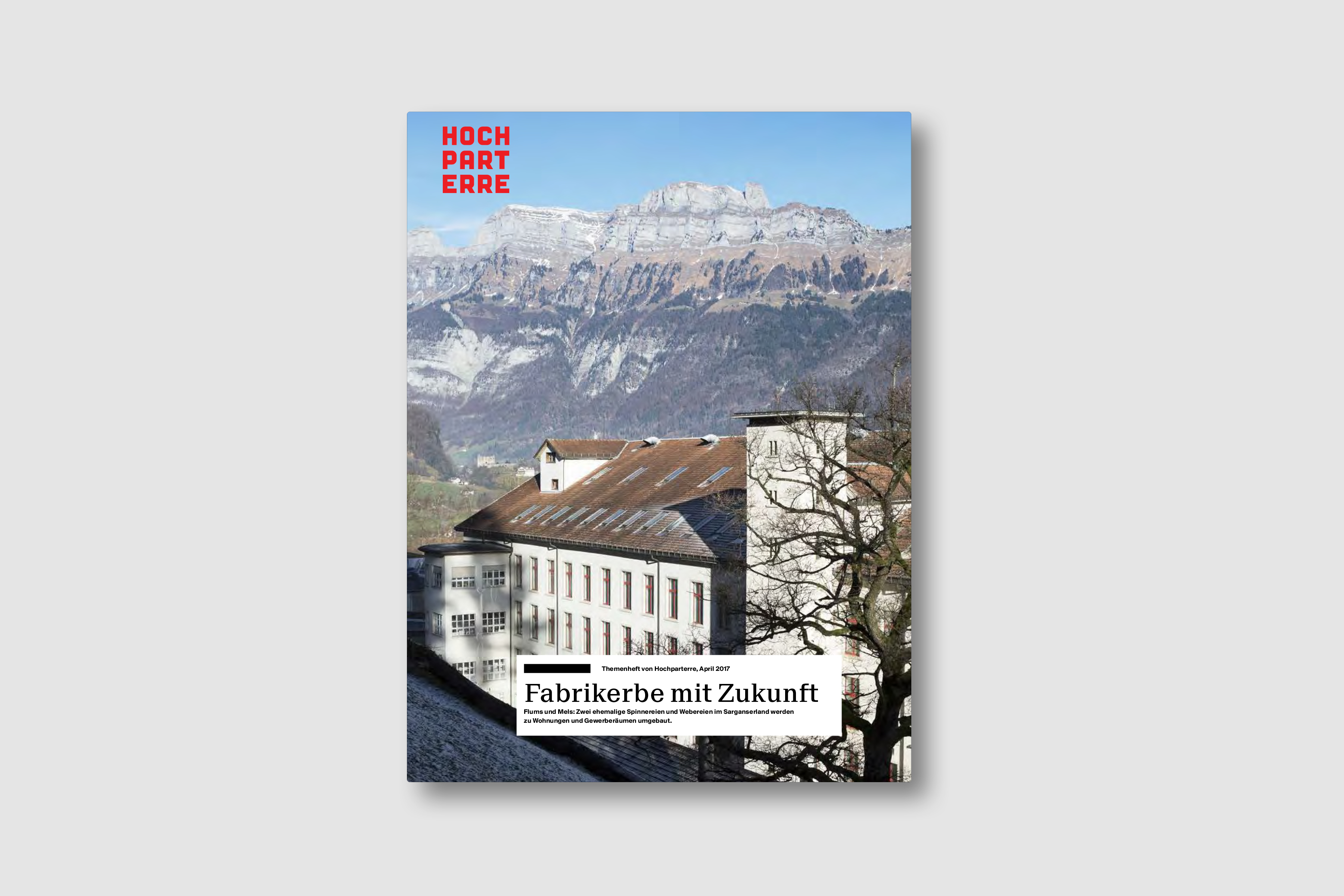 Hochparterre Flumserei Titelseite